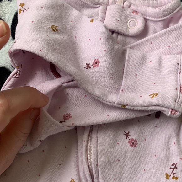 NEWBORN “little sister” footie pjs - Picture 5 of 6